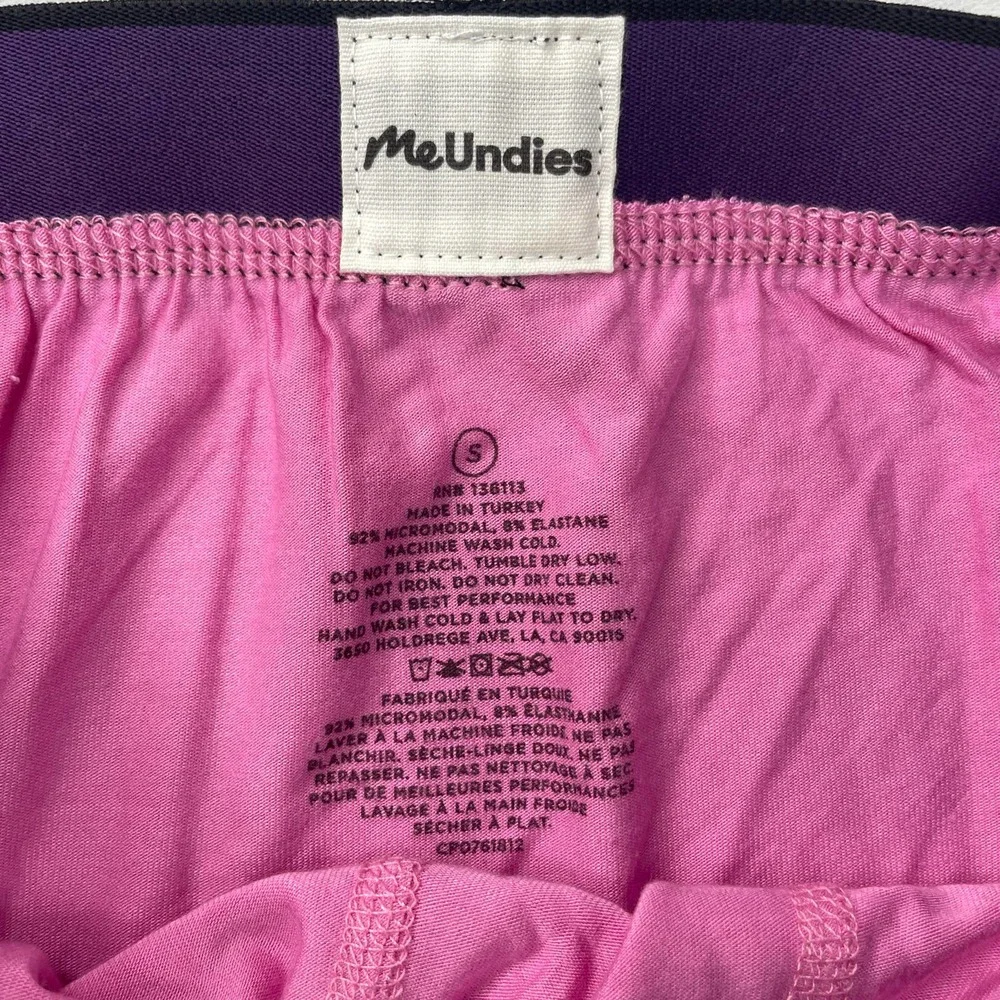 MeUndies Men's Solid Pink Boxer Brief Underware - Picture 3 of 3